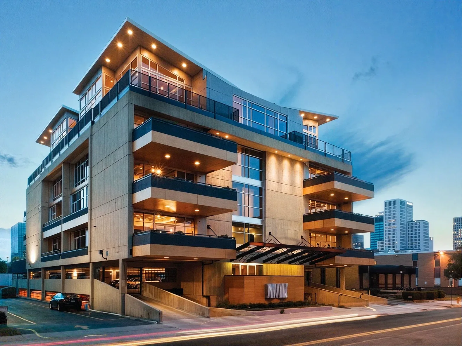 Modern real estate property